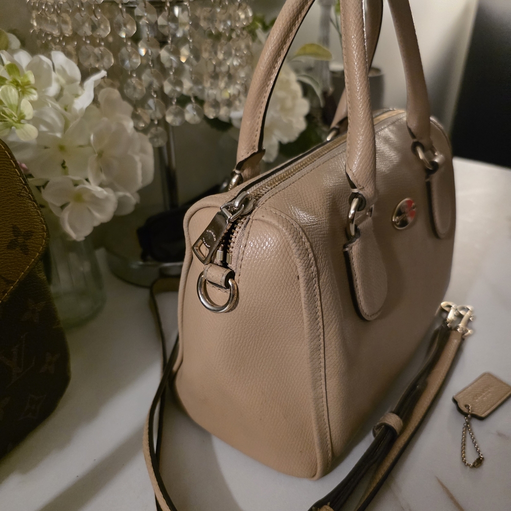 Coach Tan Leather Satchel